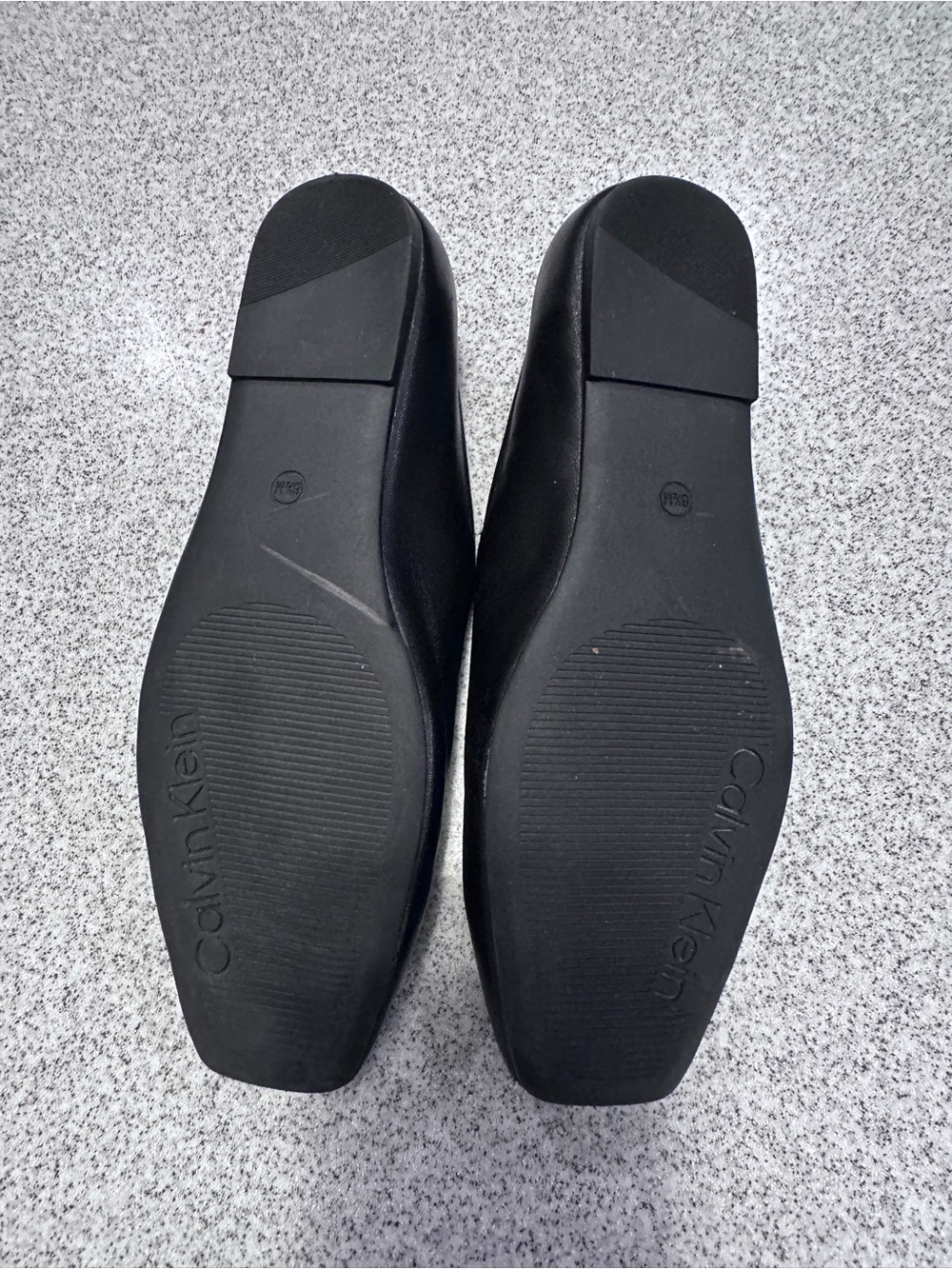Calvin Klein 6.5M Black Leather Mary Jane Flats with Strap - great condition! - Picture 10 of 12